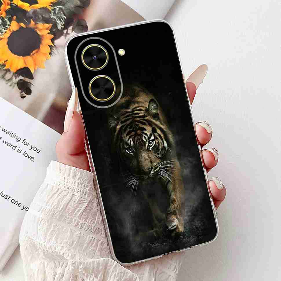 For Xiaomi Redmi A5 NFC Casing Pink Pattern Cover Soft Silicone Phone Case For Redmi A5 RedmiA5 NFC A5NFC 5G Protectors Bumper