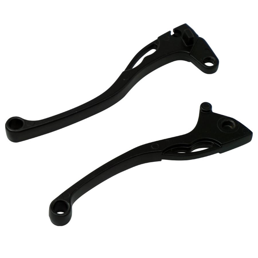 1 пара рычагов переднего тормоза и сцепления мотоцикла из алюминиевого сплава 8 мм, черные
