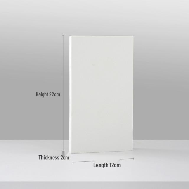 Белый пенопластовый геометрический куб, реквизит для фотосъемки, с фоновой доской и мелкими украшениями