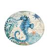 Ocean Turtle Round Carpet Computer Chair Mat Office Chair Floor Mat Door Mat Foot Mat