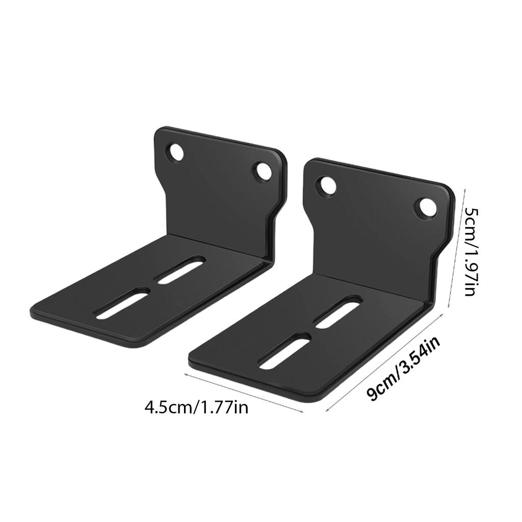 2 шт. Универсальные настенные стойки для динамиков, плавающие стойки, держатели динамиков для домашнего кинотеатра, металлическая конструкция