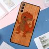 Чехол с изображением животных (Олень Лев Слон) из дерева для Samsung Galaxy S25 Ultra S21 S22 S23 S24 Ultra S9 S10 Plus S20 FE S25 FE Задняя крышка