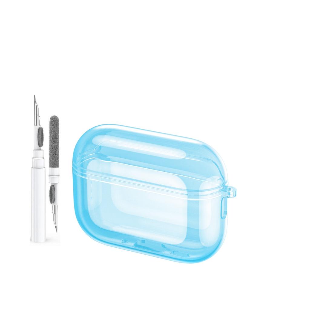 Прозрачный чехол для AirPods Pro 3 Чехол-накладка Аксессуары с набором для чистки Противоударный защитный чехол для AirPods Pro 3