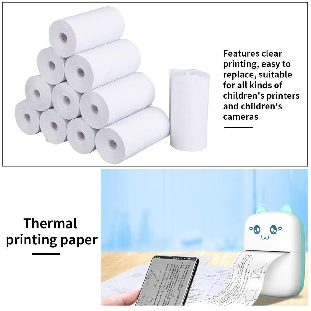 Thermal Paper Color White for Children Camera Instant Printer and Kids Camera Printing Paper