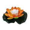 Decoration Floating Buddhist Prayer Wishing Lamp Fountain Pool Pond Lamp Lotus Lamp Flower Light