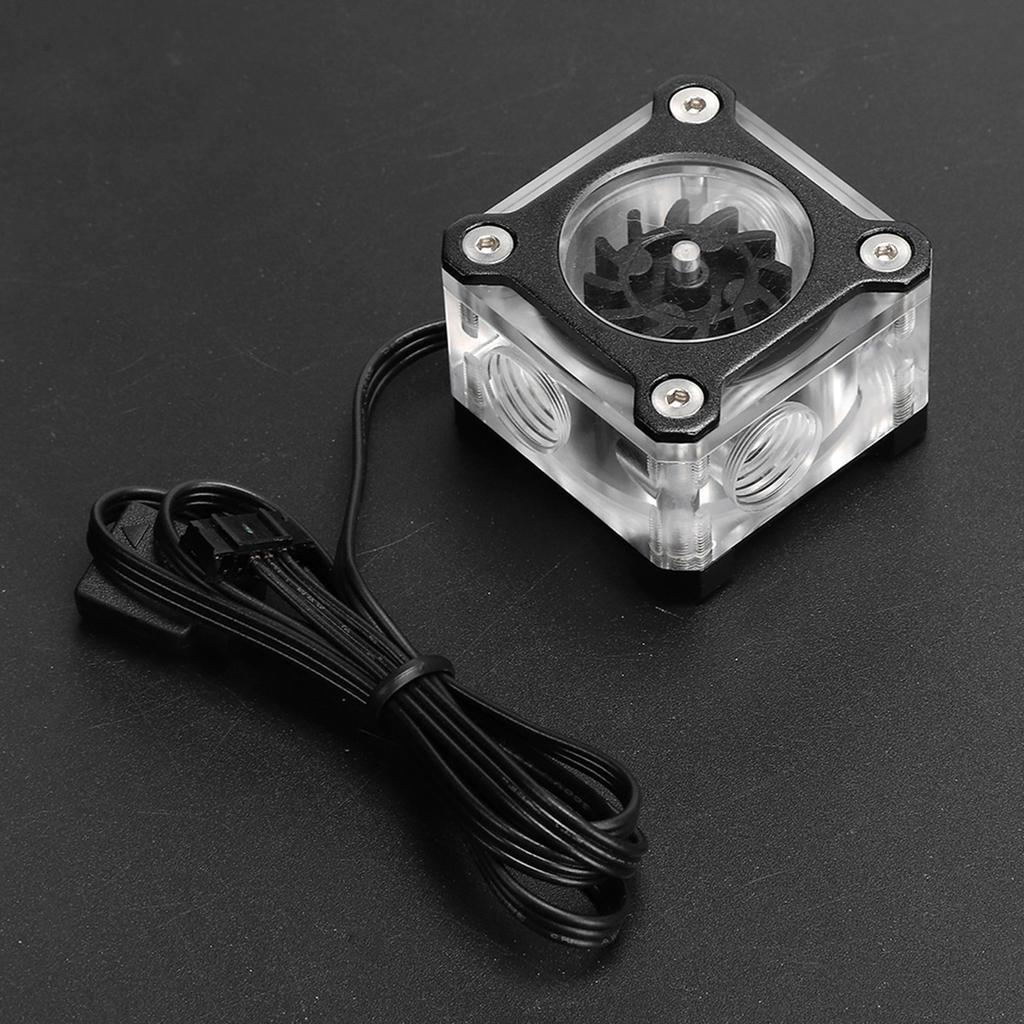 R3 RGB Colorful Computer WaterCooling Water Flow Meter G1 4 Female Thread Computer Accessories