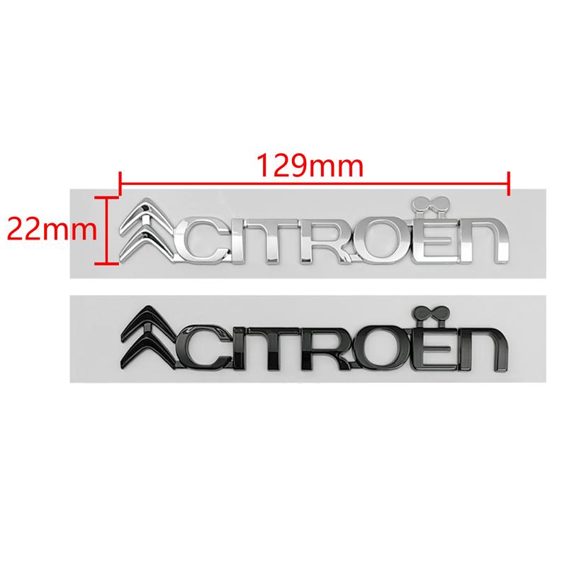 Автомобильный значок Задний багажник Оригинальная наклейка Логотип из АБС-пластика для значка Citroen C4 C3 C5 C1 DS3 DS5 DS4 Jumper Xsara C-Elysee Picasso Nemo