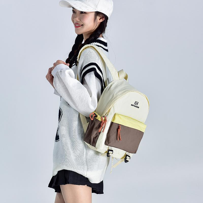 Контрастный легкий рюкзак женский дорожный рюкзак школьный рюкзак для студентов