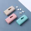 1pc Mini Useful Portable Medicine Pill Holder Tablet Cutter Splitter  Case Storage Box Divider