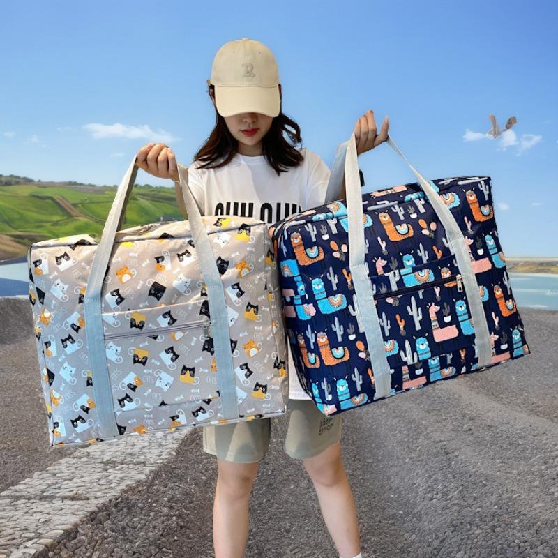 1PC Large Capacity Clothes Storage Bag Folding Travel Storage Bag Quilt Storage Bag Hand Luggage Bag Short Travel Bag
