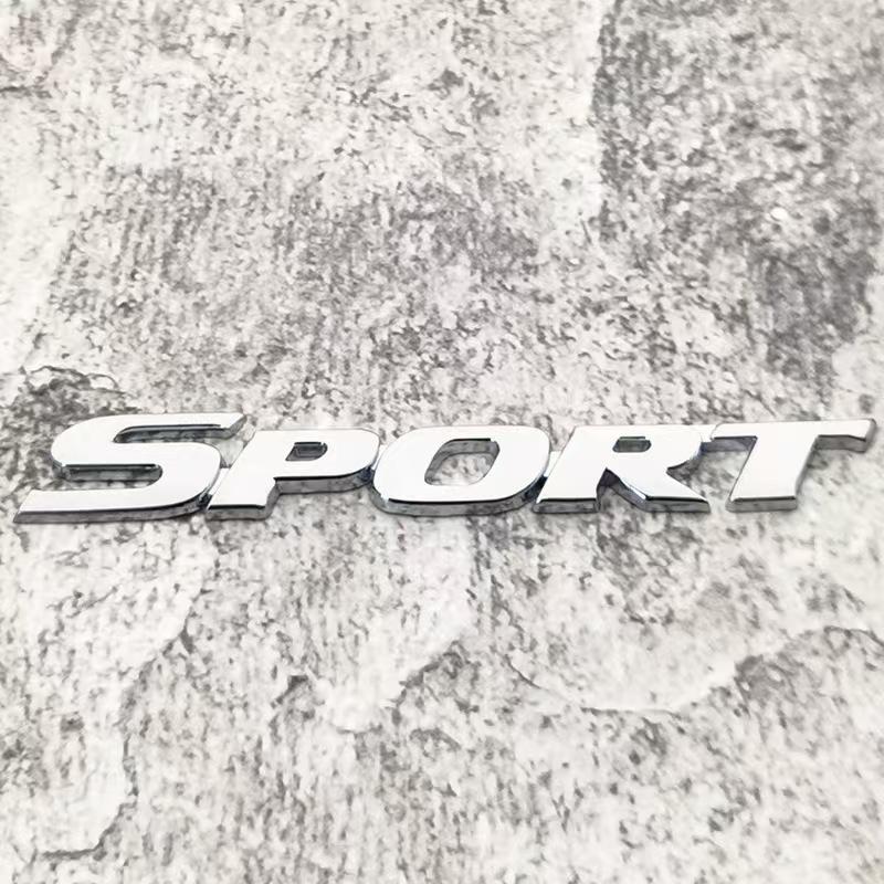 Автомобильный ЗНАЧОК SPORT 3D Буква Наклейка для Модификации Задней Части Автомобиля