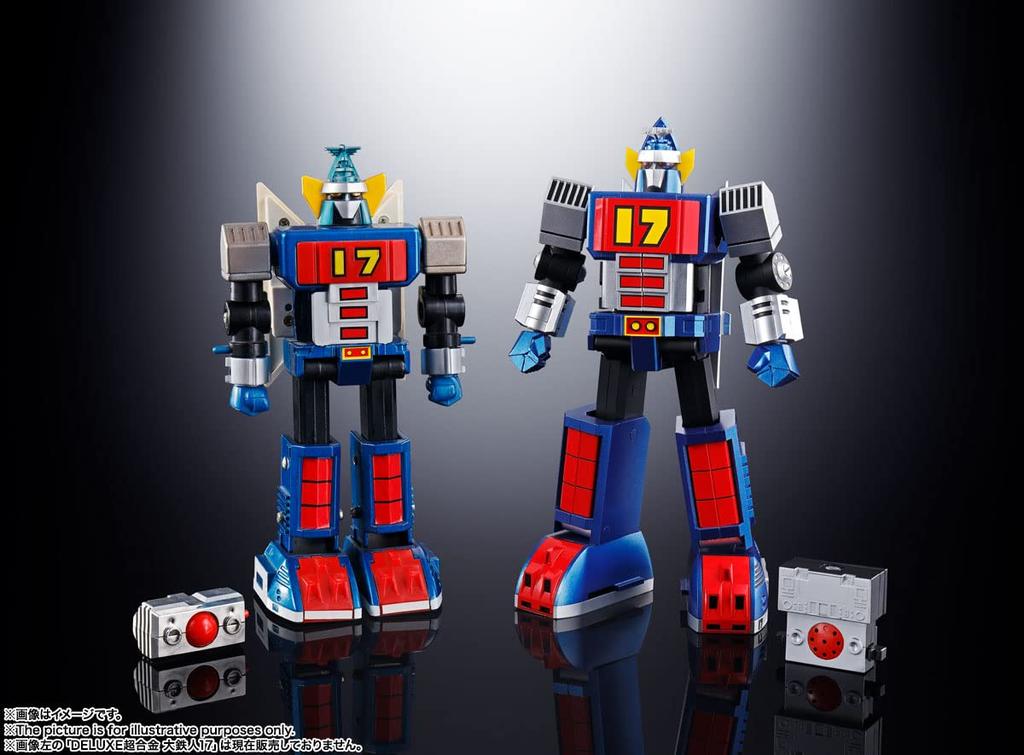 TAMASHII NATIONS Soul of Chogokin Daitetsujin 17 180mm Painted Movable Figure GX-101 Approx. PVC&ABS&Diecast