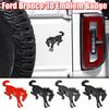 AACD1 Ford 3D Car Horse Stickers Hot For Ford Focus Bronco Logo Exterior Modification Tailgate Leaf Board Letters Animal Parts Badge