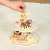 Wooden Dessert Kitchen Set: Pretend Play Cake & Ice Cream Afternoon Tea Toy