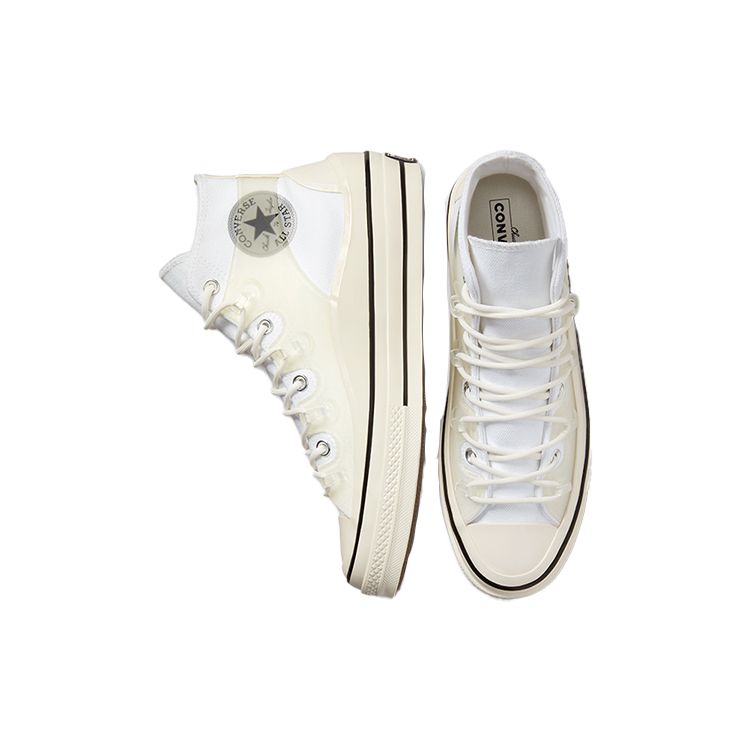 Converse Chuck 70 Utility High Hybrid Function — кроссовки унисекс Egret белый черный 172255C