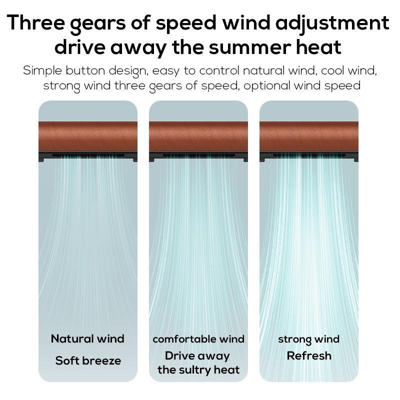 Новый вентилятор для автомобильного сиденья, электрический портативный вентилятор для автомобильного сиденья для переднего и заднего сиденья пассажира, питание от USB, 3 скорости, сильный охлаждающий воздушный вентилятор, регулируемый ремень