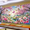DIY Fantasy Beautiful Spring Peach Flowers Landscape Full Diamond Painting Kits New 5D Cross Stitch Mosaic for Stunning Art