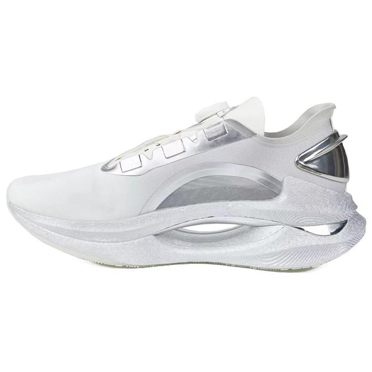 HajimeSorayama x Li Ning Shadow 1.0 Низкие Беговые Кроссовки Женские Металлический Серебряный ARHR208-1