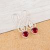 Pink Rubellite Gemstone 925 Sterling Silver Jewelry Drop/Dangle Earrings 2.00" EE-32-10