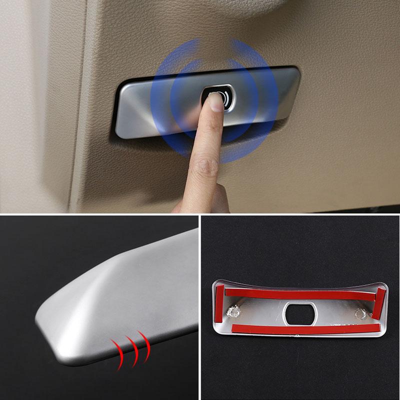 Для Mercedes Benz C Class W204 2008-2014 салон автомобиля, центр управления, кнопка P, переключатель тормоза, текстурированный чехол из углеродного волокна