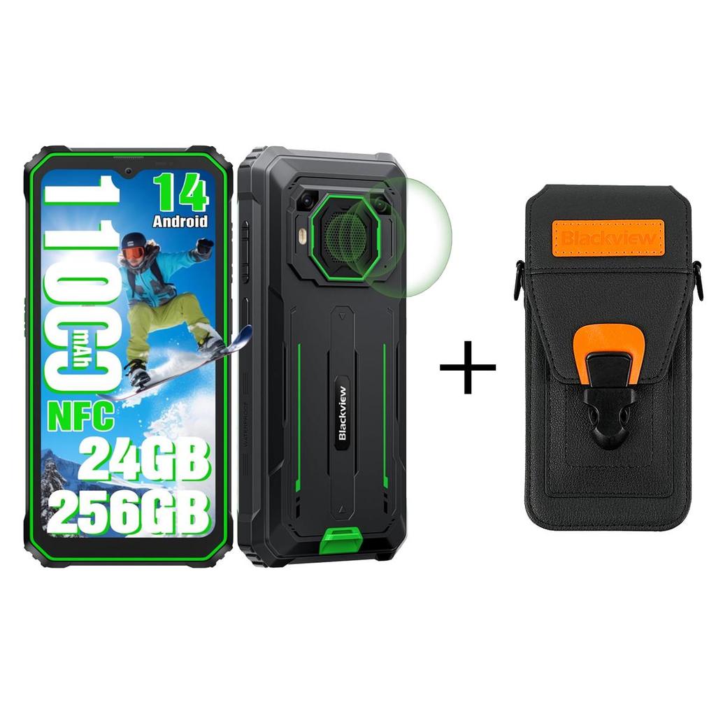 Blackview Смартфон BV6200 Plus 24 ГБ ОЗУ 256 ГБ ПЗУ Android 14 Защищенный телефон