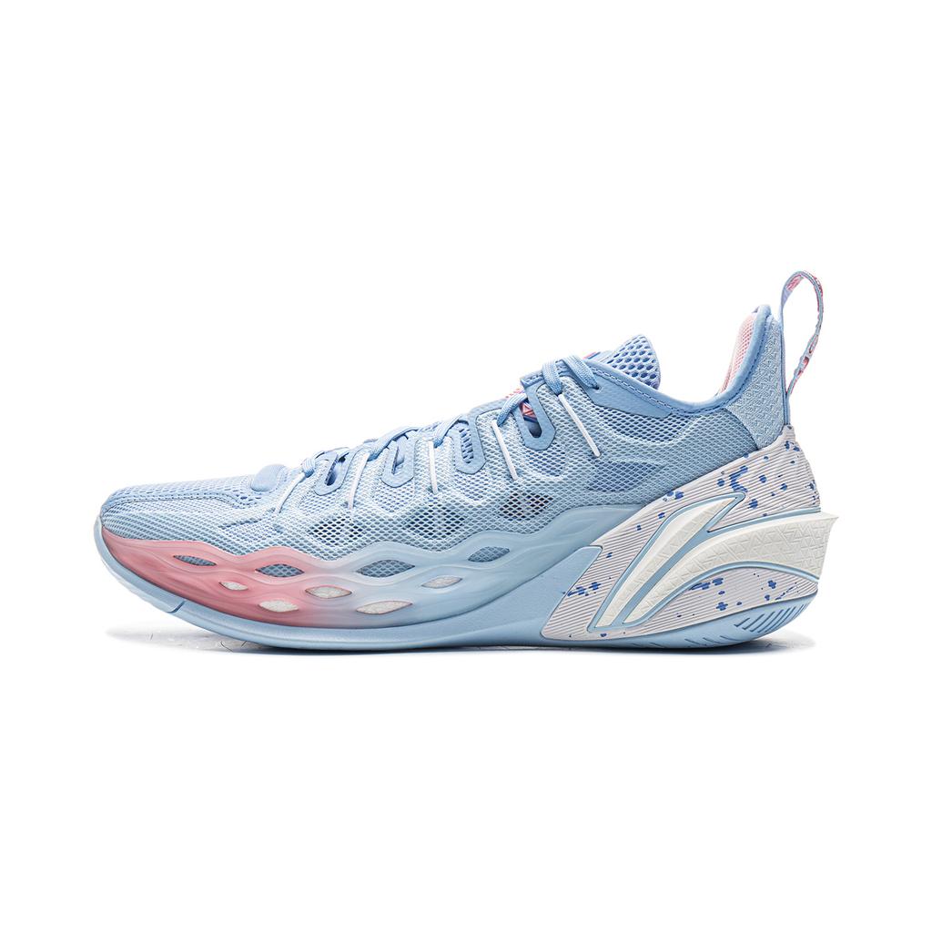 Li Ning Buckets Амортизация Нескользящие Дышащие Низкие Баскетбольные Кроссовки Мужские Синие ABAV051-5
