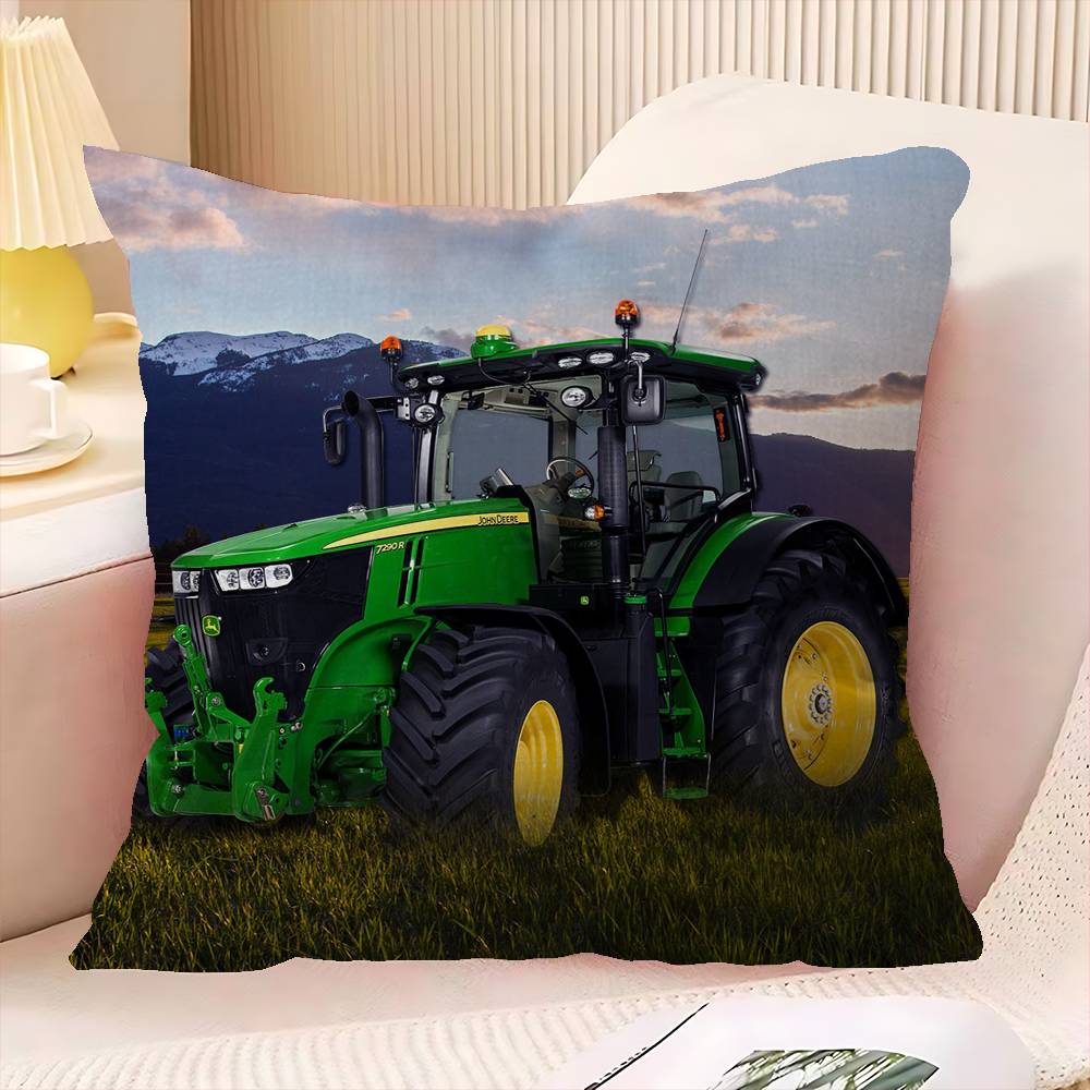 Car Tractor Decorative Room Aesthetics Pillow Case Home Decor Bedroom Sofa Bed Couch Pillow Cover 45X45