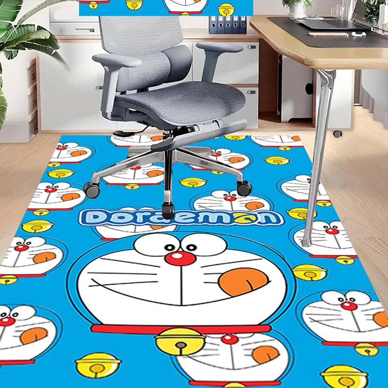 1pc Doraemon Friends Adventure Carpet for Playroom Bedroom Living Room Sofa Home Decor,kids Game Area Rug Non-slip Floor Mat Y72810