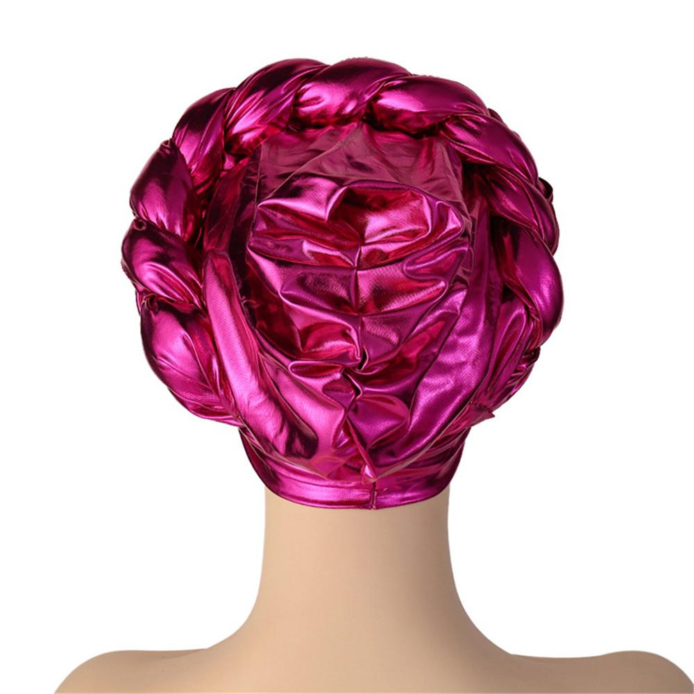 Тюрбан-колпак с крестом на лбу для женщин, косички, головные повязки, кепка для африканской леди, мусульманский платок, чепчик, тюрбан для женщин