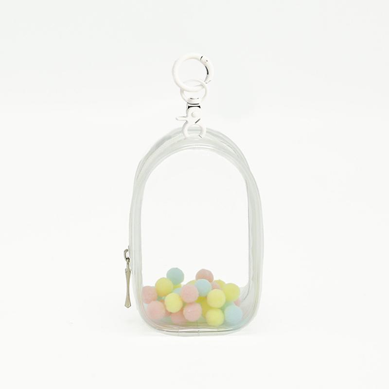 Jewelry Organizer Transparent Storage Box Pouch Mystery Box Keychain Bag Storage Case Thicken Wallet Cute Doll Bag Organization