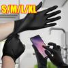 Черные перчатки из латекса размера XL, перчатки из ПВХ, одноразовые нитриловые перчатки, для уборки дома, клининга, автомобильной промышленности, садоводства, инструменты для приготовления пищи