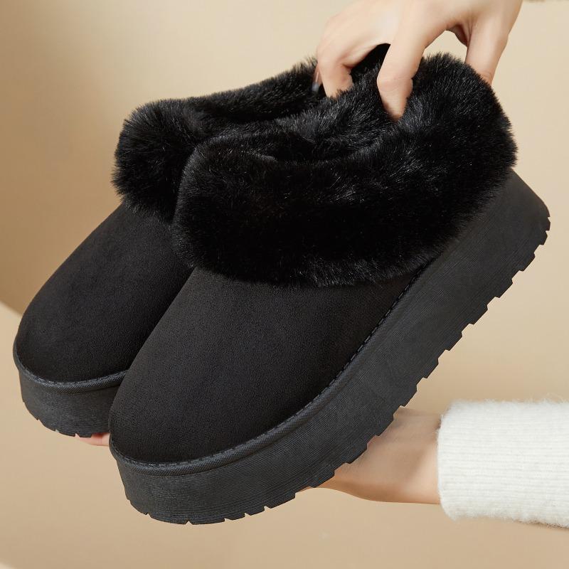 Snow Boots Women's New Velvet Thickened Short Boots Fashion Versatile Cotton Boots Soft-soled Boots Children's Cold-proof Warm Cotton Shoes