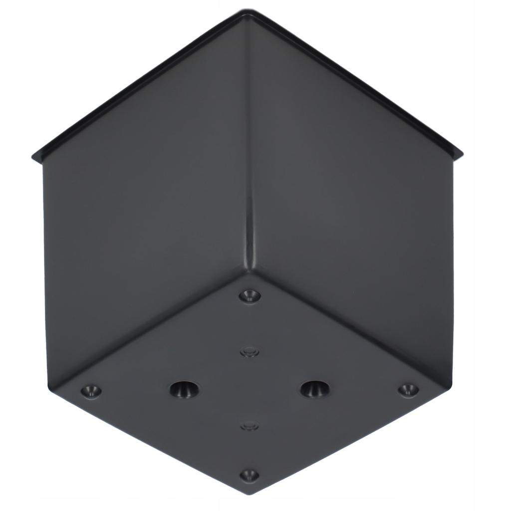 KADAX Flowerpot + Insert 18x36cm Tall Black Gloss