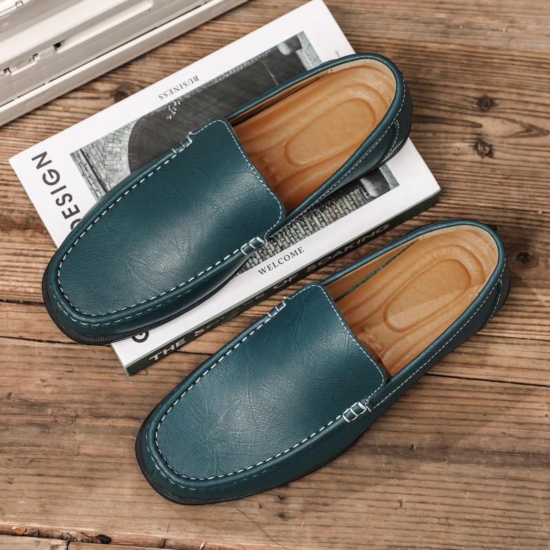 Men Leather Shoes Dress Shoes Smart Casual Walking Office Commuting and Travel Everyday Formal Style Daily Footwear Sizes 38-47