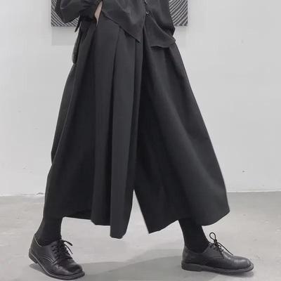 Свободные широкие брюки-юбки Yohji Yamamoto Unisex на весну/лето — модные и повседневные для пар
