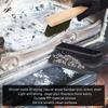 Black Silicone Gloves Hearth Brush Set Natural Wood Handle Coal Shovel Set  Hearth Maintenance