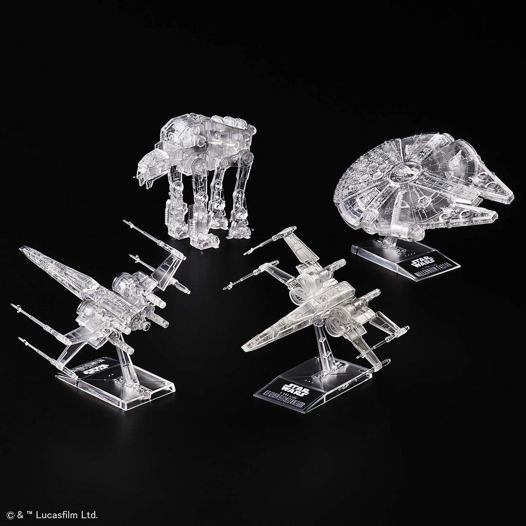 Star Wars The Last Clear Vehicle Set Plastic Model 1/144 & 1/350 & 1/540 "Star Wars Jedi"