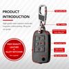 Чехол для ключа Roewe RX5 MG3 MG5 MG6 MG7 MG ZS GT GS 350 360 750 кожаный чехол для автомобильного ключа, чехол, сумка, защитная оболочка, аксессуары