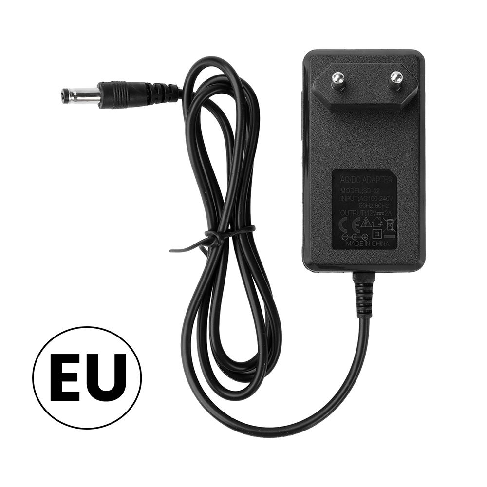 DC 12V 2A Power Adapter 220V AC to 12 Volt LED Strip Light Driver Lighting Transformer for CCTV Camera