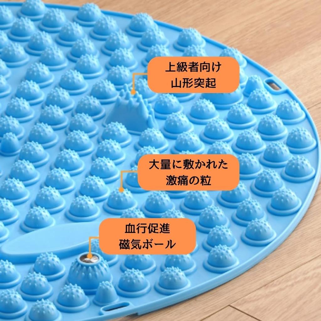 YOSHICA by Registered Shiatsu Foot Reflexology Foot Massager Plantar Shiatsu Home Fatigue 33cm [Recommended Nurses] Mat, Mat, Mat, Board, Use,