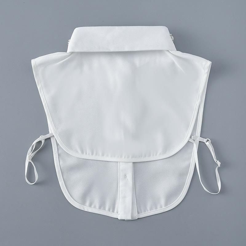 Glass Diamond Fake Collar Fashionable and Versatile Half Body Shirt Women's Fake Collar