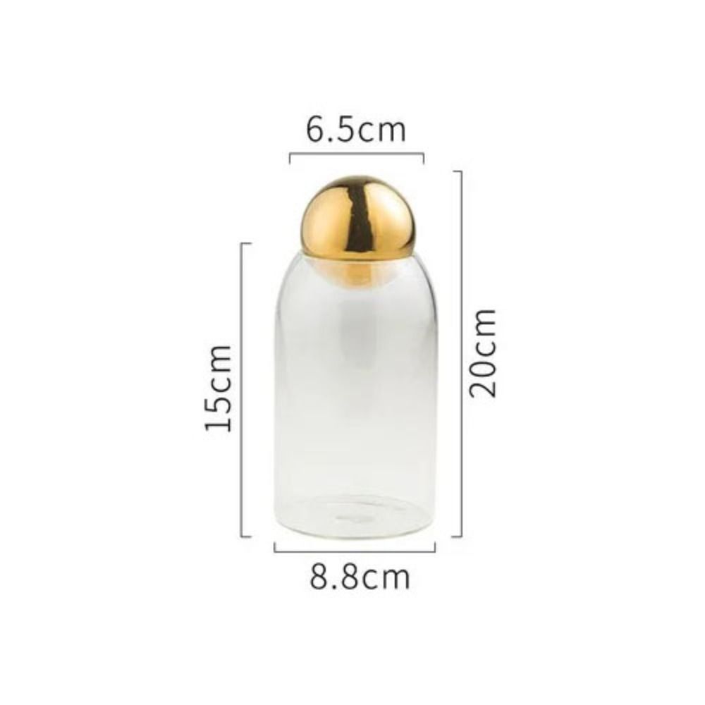 Стеклянная банка для хранения продуктов, прозрачный контейнер для еды, практичная канистра для чая, кофе, сахара, бытовая