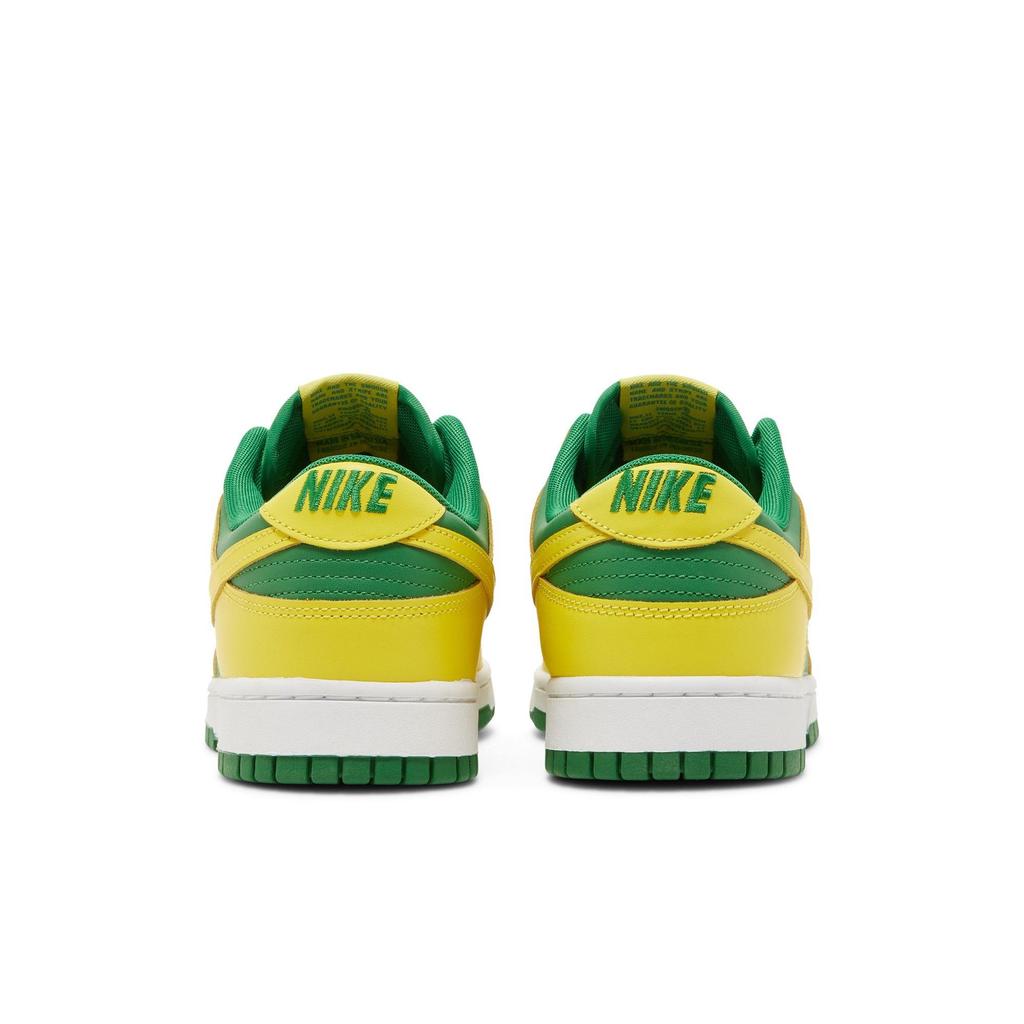 Nike Dunk Low 'Reverse Brazil' (унисекс) Яблочно-зеленый / Белый / Желтый Strike / Желтый Strike Кеды для скейтборда DV0833 300