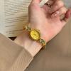 Adjustable Golden Bracelet Watch Luxury Ladies Quartz Watches Fashion Quartz Watch  Birthday Gift
