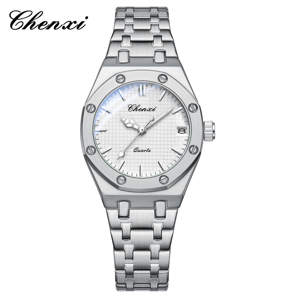 Chenxi Top Luxury Quartz Watch for Women Elegant Stainless Steel Watch Luminous Waterproof Date Wristwatch Ladies Dress Watch