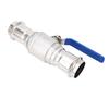 Press Ball Valve 2 Inch DN50 1000PSI WOG 304 Stainless Steel Pipe Ball Valve for Water Oil Steam