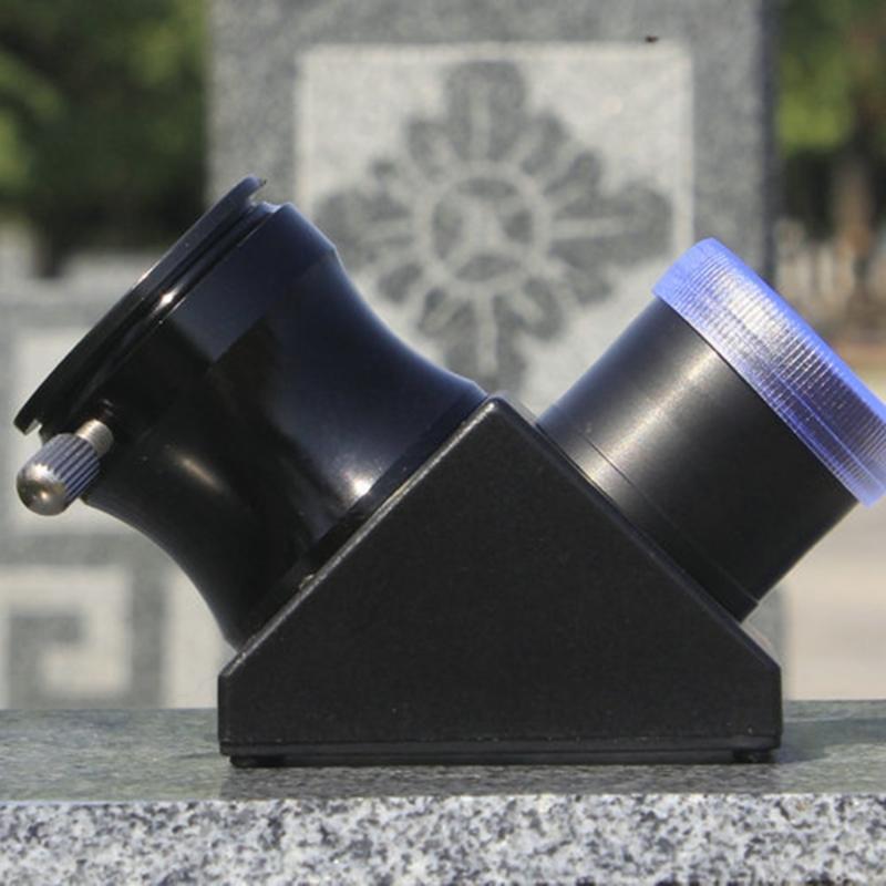 Stable 1.25inch 90° Star Diagonal Adapters Pressure Rings for Telescope Aluminum Diagonal for New Viewings Experience