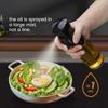 Cooking Oil Sprayer Food Grade Olive Oil Dispenser, 200ml Black Oil Bottle Suitable for Cooking, Air Fryer, Deep Frying Grilling