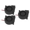 3Pcs Electronic Cooling Fan 6000RPM Blower Cooler Set Kit for Printer DC 12V 0.18A