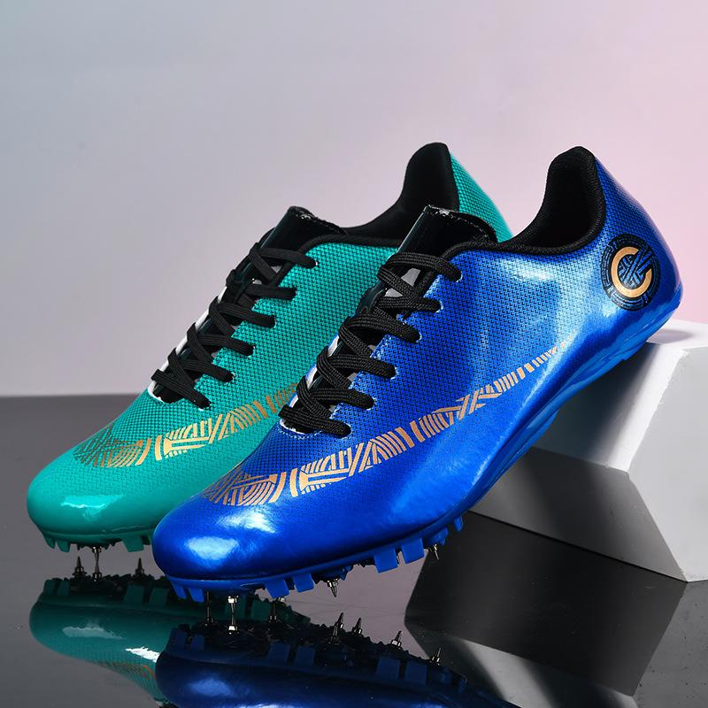 Модные шиповки для легкой атлетики, спринты, мужские и женские, для тренировок и соревнований, футбольные бутсы, легкие, модные, взрослые кроссовки для бега
